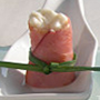 Recette : Roules de bacon au gorgonzola