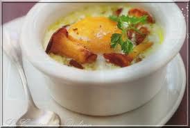 Recette : Oeuf cocotte tomate piment et basilic