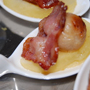 Recette : Mini-boudins blancs aux pommes et au lard