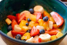 Recette : Salade rafra�chissante aux myrtilles et aux nectarines
