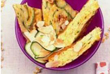 Recette : Omelette froide courgettes et amandes 