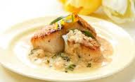 Recette : Noix de saint-jacques � l'effiloch�e de poireaux