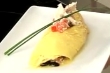 Recette : Omelette roul�e au saumon fum� et aux olives