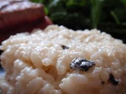 Recette : Risotto aux truffes et � la moelle