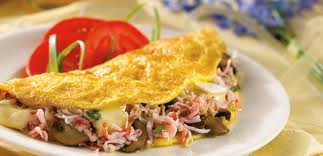 Recette : Omelette au crabe
