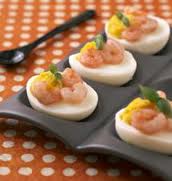 Recette : Oeufs mimosa aux crevettes