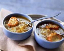 Recette : Soupe anglaise � l'oignon 
