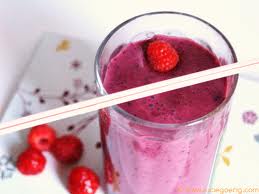 Recette : Milk-shake l�ger aux framboises 