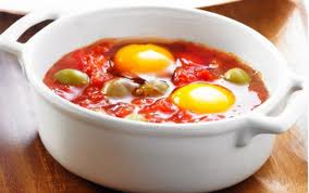Recette : Oeuf �  la  tomate  et  au  steack