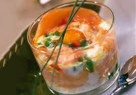 Recette : Oeuf cocotte au saumon