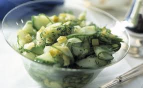 Recette : Salade aigre douce aux concombres (Tha�lande)