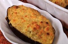 Recette : Aubergines farcies au fromage de brebis