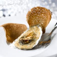 Recette : Hu�tres chaudes au vin blanc et foie gras