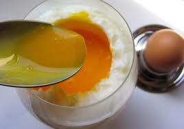 Recette : Oeuf � la coque aux oeufs de lump