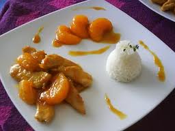 Recette : Aiguillettes de poulet � la mandarine
