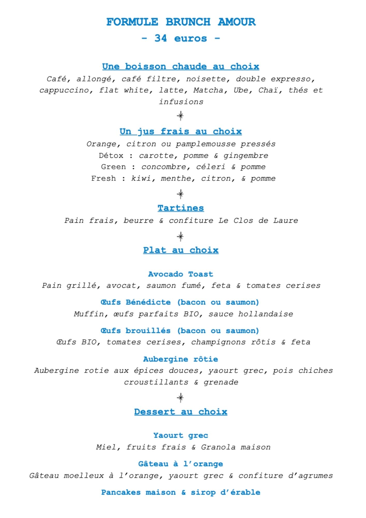 image du menu